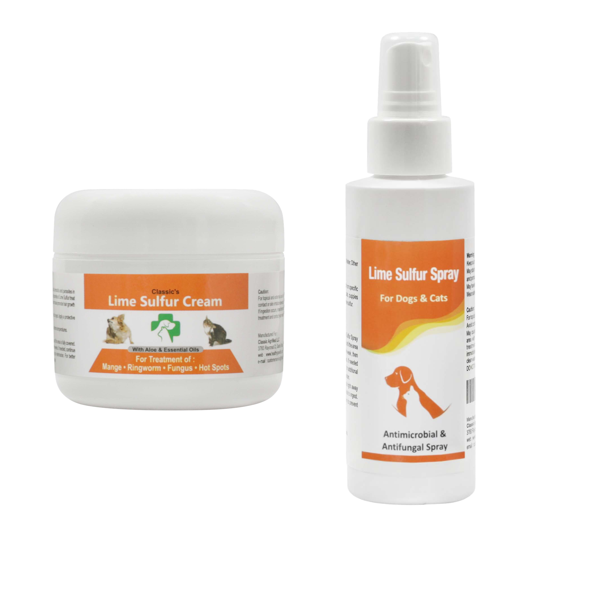 Lime Sulfur Pet Skin Cream and Spray - PetScript Pharmacy